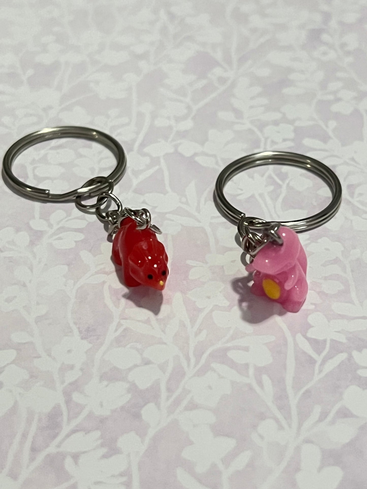 Dinosaur keychains