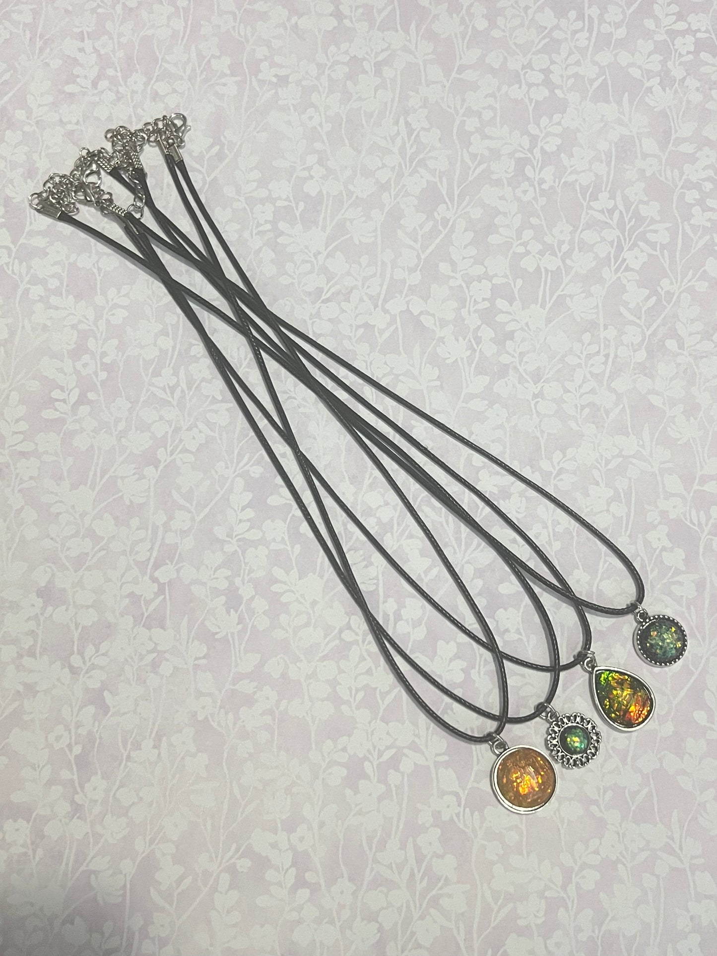Opal Charm necklace