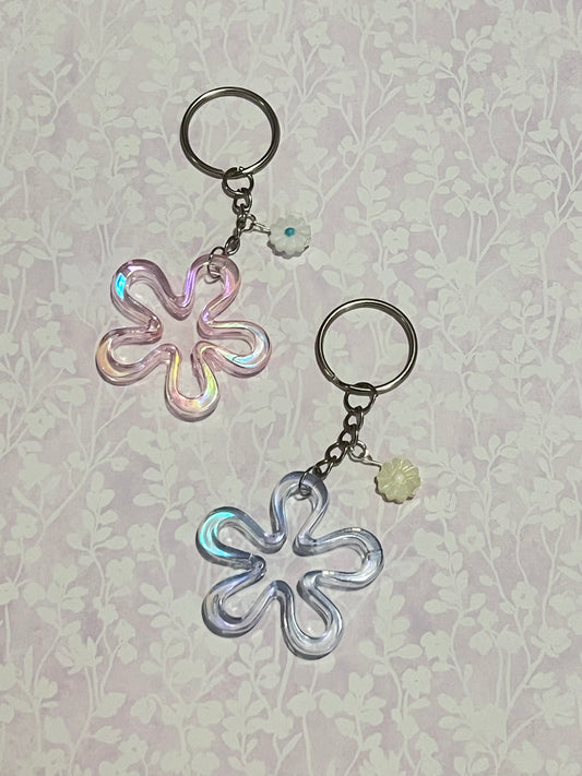 Cartoon flower keychain