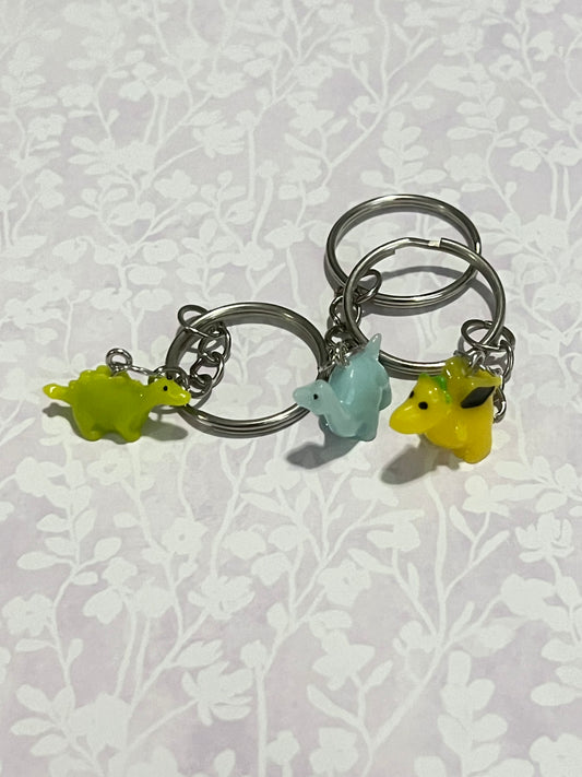 Dinosaur keychains